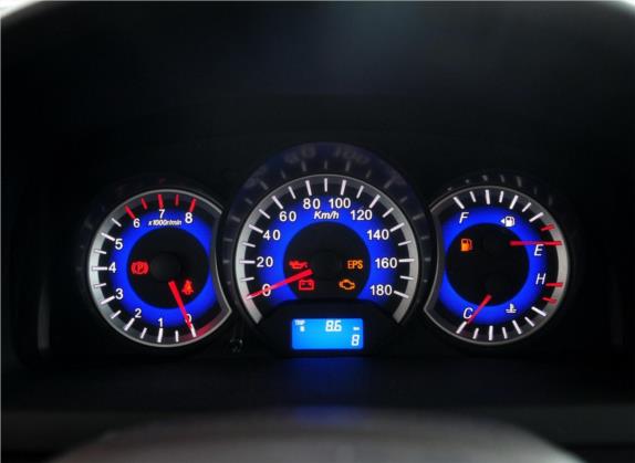 北斗星X5 2013款 改款 1.4L VVT 巡航版 中控类   仪表盘