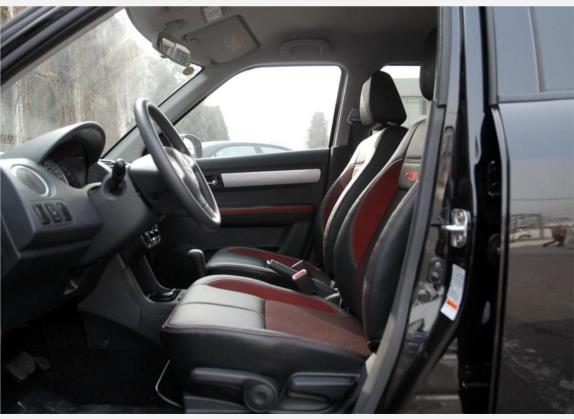 雨燕 2009款 1.5L 自动墨客版 车厢座椅   前排空间