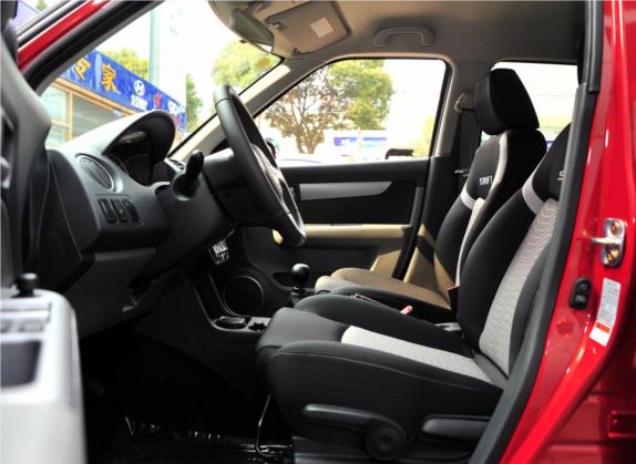 雨燕 2013款 1.5L 手动运动版 车厢座椅   前排空间