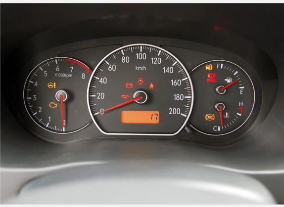 天语 SX4 2007款 两厢 1.6L 手动豪华型 中控类   仪表盘