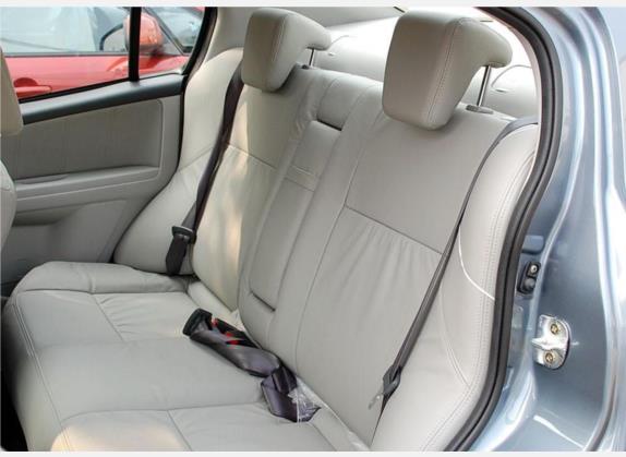 天语 SX4 2008款 三厢 1.6L 手动悦享版 车厢座椅   后排空间