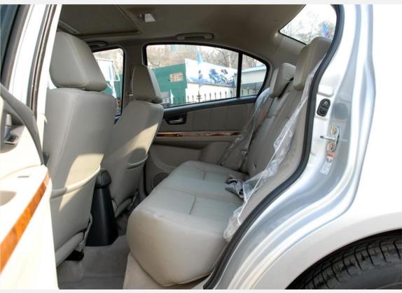 天语 SX4 2009款 三厢 1.8L 手动豪华型 车厢座椅   后排空间