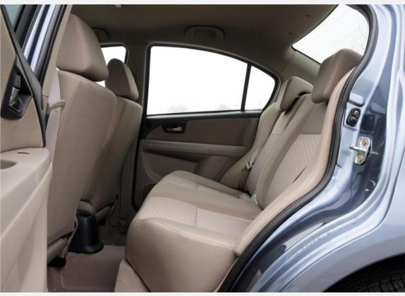 天语 SX4 2010款 三厢 1.6L 手动超值型 车厢座椅   后排空间