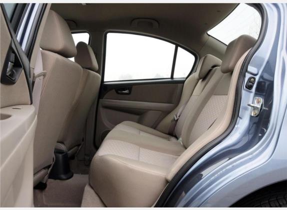 天语 SX4 2010款 三厢 1.6L 手动超值型 车厢座椅   后排空间