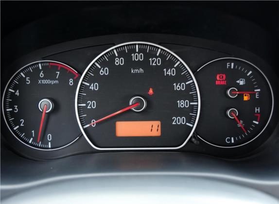 天语 SX4 2011款 改款 1.6L 手动舒适型 中控类   仪表盘