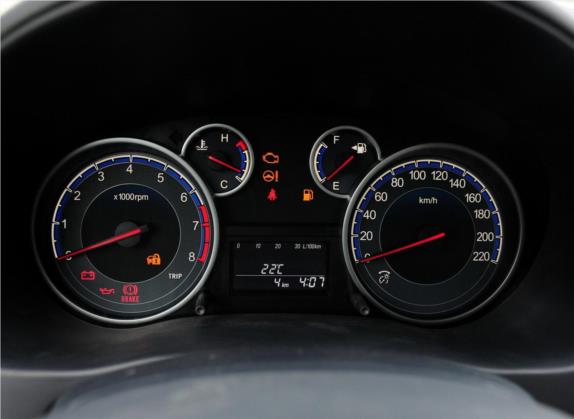 天语 SX4 2011款 改款 1.6L 手动运动型 中控类   仪表盘