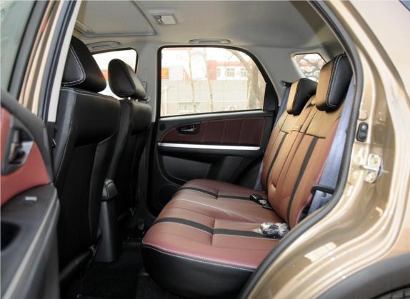 天语 SX4 2012款 1.6L 手动锐骑型 车厢座椅   后排空间