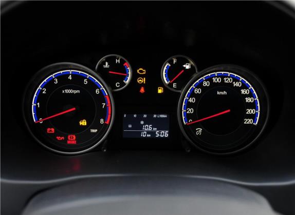 天语 SX4 2012款 1.6L 手动锐骑型 中控类   仪表盘