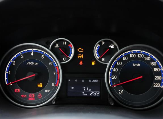 天语 SX4 2013款 1.6L 手动酷锐型 中控类   仪表盘
