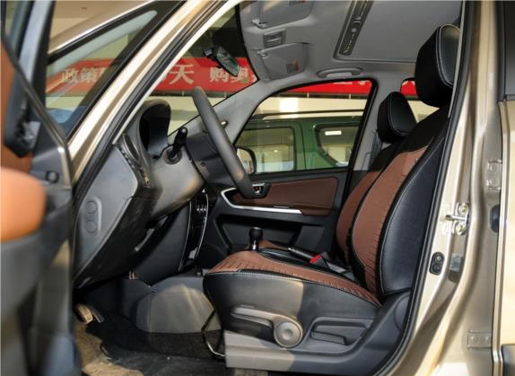 天语 SX4 2013款 酷锐 1.6L 手动20周年3G智能版 车厢座椅   前排空间