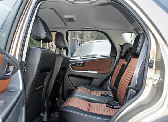 天语 SX4 2013款 酷锐 1.6L 自动20周年3G智能版 车厢座椅   后排空间