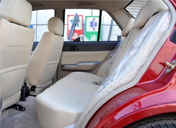 羚羊 2011款 1.3L 标准型 车厢座椅   后排空间