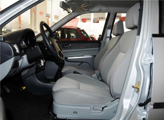 羚羊 2012款 1.3L 标准型 车厢座椅   前排空间