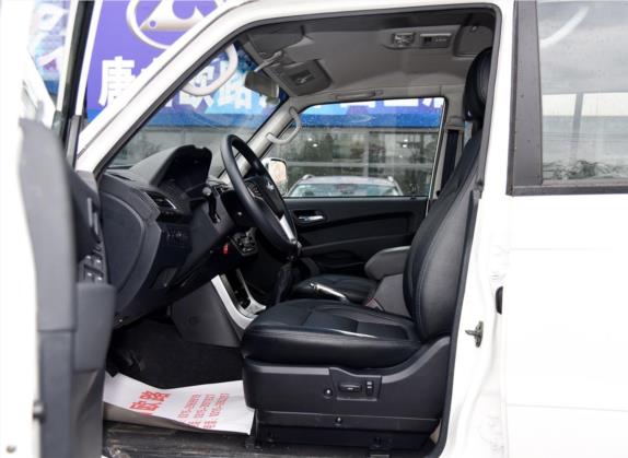 猎豹Q6 2015款 2.0T 手动四驱版 车厢座椅   前排空间