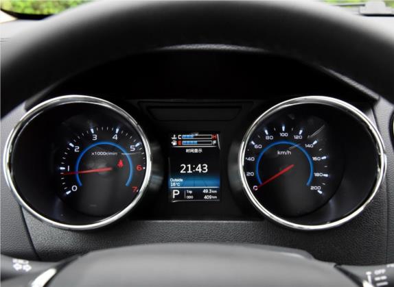 轩朗 2017款 1.5T 自动舒适型 中控类   仪表盘