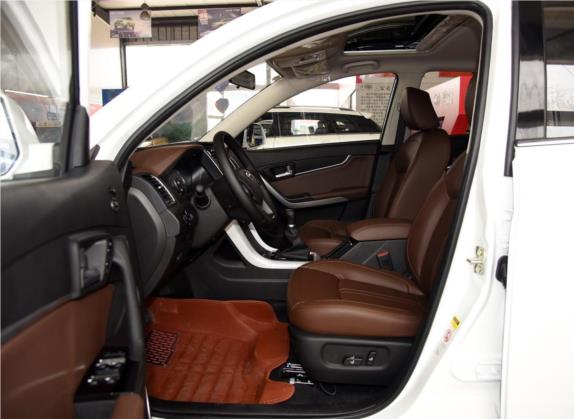 陆风X5 2016款 Plus 2.0T 手动创领版 车厢座椅   前排空间