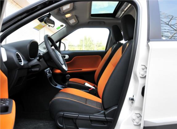 名爵3 2011款 Xross 1.5L 精英版 车厢座椅   前排空间