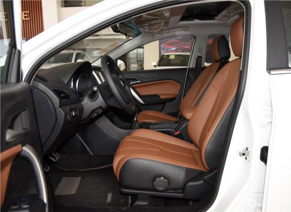 锐行 2016款 1.5T 手动超值豪华版 车厢座椅   前排空间