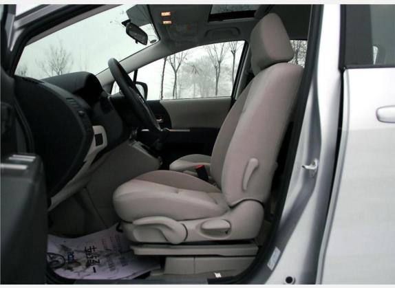马自达5 2008款 2.0 手动舒适型 车厢座椅   前排空间