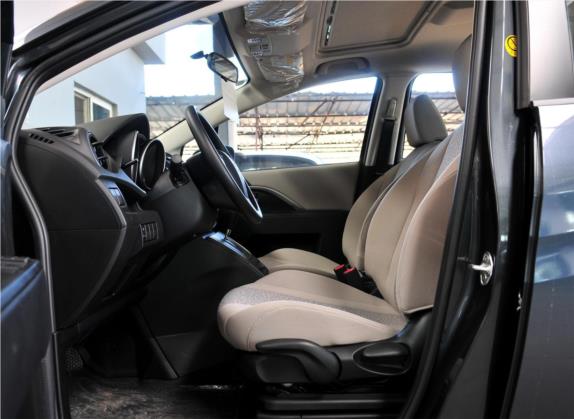 马自达5 2011款 2.0L 自动舒适型 车厢座椅   前排空间