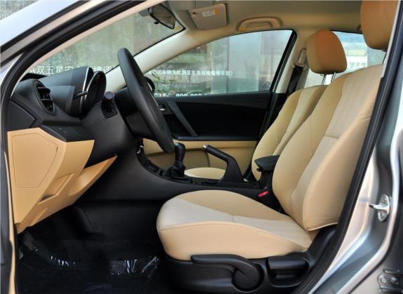 马自达3星骋 2011款 三厢 1.6L 手动舒适型 车厢座椅   前排空间