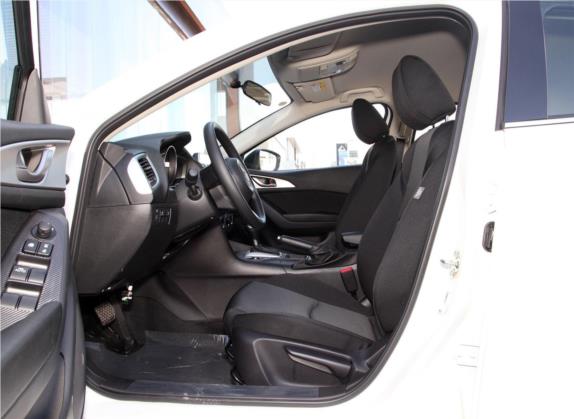 马自达3 昂克赛拉 2019款 云控版 两厢 1.5L 自动舒适型 国VI 车厢座椅   前排空间