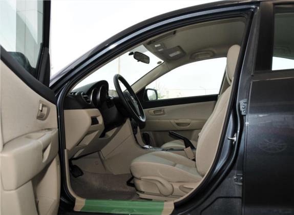马自达3 2010款 1.6L 自动经典时尚型 车厢座椅   前排空间