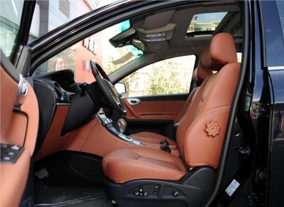 大7 SUV 2012款 锋芒限量版 2.2T 两驱智慧型 车厢座椅   前排空间