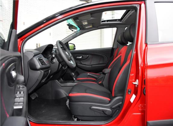 U5 SUV 2017款 1.6L CVT旗舰版 车厢座椅   前排空间
