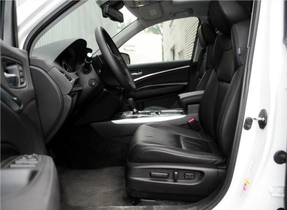 讴歌MDX 2014款 3.5L 精英版 车厢座椅   前排空间