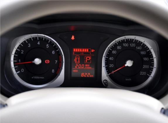 启辰D50 2012款 1.6L 自动尊贵版 中控类   仪表盘