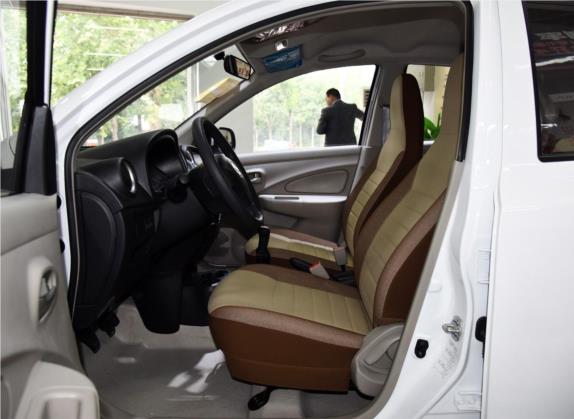 启辰R30 2016款 1.2L 手动舒享版 车厢座椅   前排空间