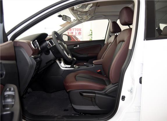 启辰T70X 2015款 2.0L 手动睿享运动版 车厢座椅   前排空间