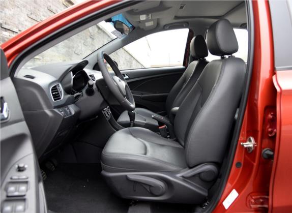 艾瑞泽3 2015款 1.5L 手动够炫版 车厢座椅   前排空间