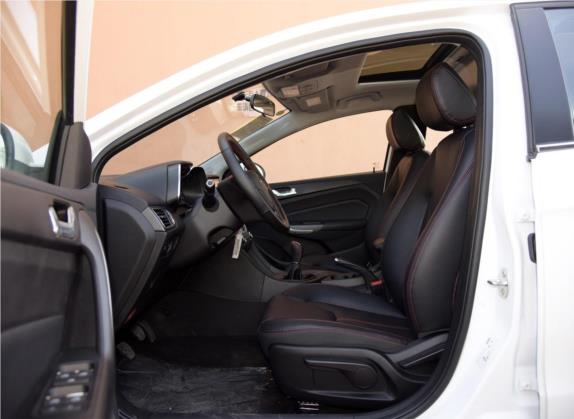 艾瑞泽5 2016款 1.5L 手动领锐版 车厢座椅   前排空间