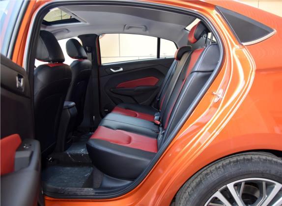 艾瑞泽5 2017款 SPORT 1.5T CVT豪华版 车厢座椅   后排空间