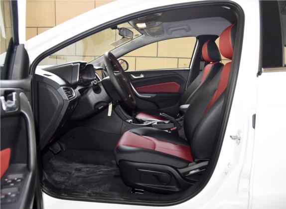 艾瑞泽5 2017款 1.5L CVT时尚版 车厢座椅   前排空间