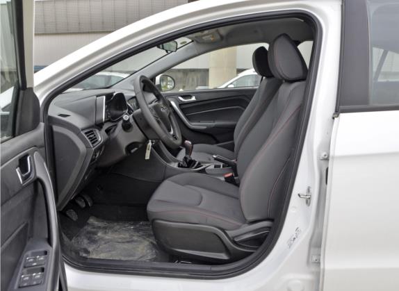 艾瑞泽5 2021款 1.6L CNG豪华型 车厢座椅   前排空间
