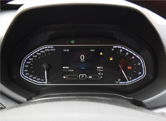 瑞虎7 2018款 FLY款 1.5T 自动乐享版 国V 中控类   仪表盘