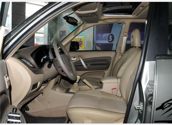 瑞虎 2009款 经典版 1.8L 手动豪华型 车厢座椅   前排空间