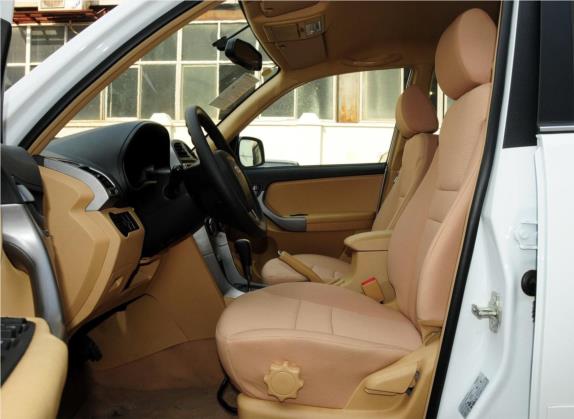 瑞虎 2012款 精英版 改款 1.6L CVT舒适型DVVT 车厢座椅   前排空间