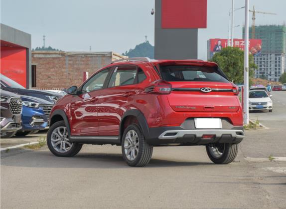 瑞虎3x 2021款 改款 PLUS 1.5L CVT痛快红枣版I型 外观   斜后
