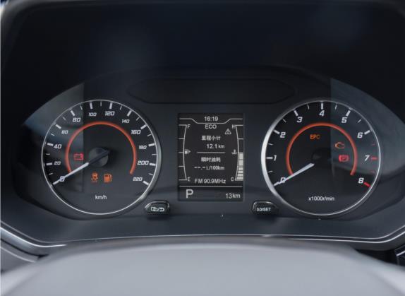 瑞虎3x 2021款 改款 PLUS 1.5L CVT痛快红枣版I型 中控类   仪表盘