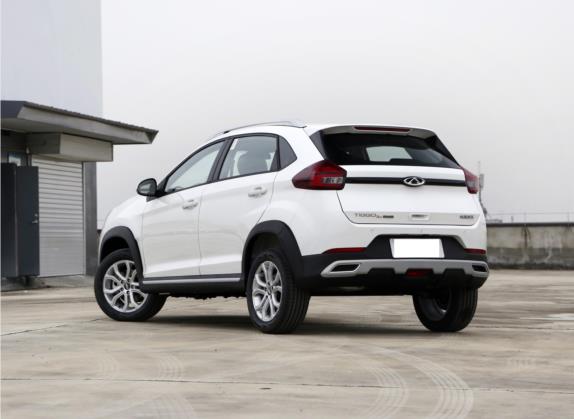 瑞虎3x 2021款 改款 PLUS 1.5L 手动痛快红枣版 外观   斜后