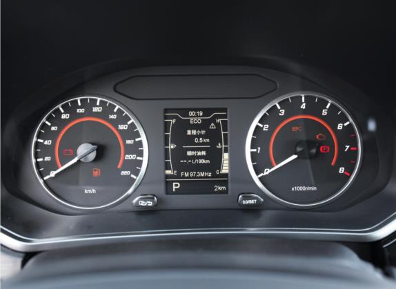 瑞虎3x 2021款 钻石版 1.5L CVT 3克拉II型 中控类   仪表盘