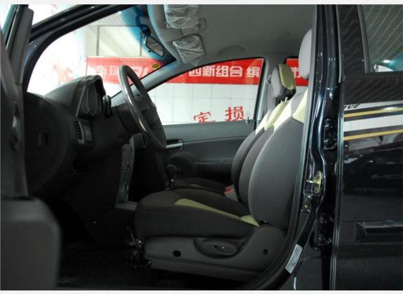 奇瑞A1 2009款 1.3L 手动实力型 车厢座椅   前排空间