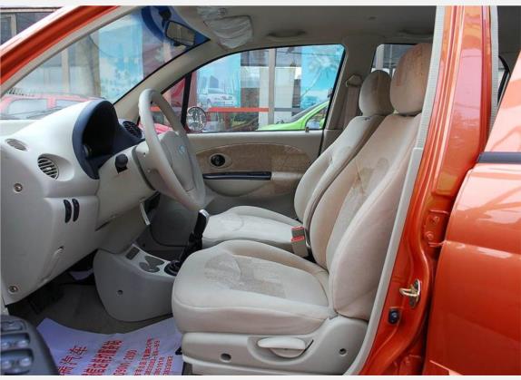 奇瑞QQ3 2007款 1.1L AMT舒适型 车厢座椅   前排空间