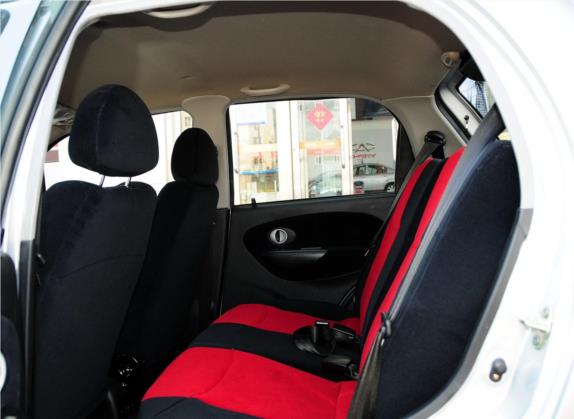 奇瑞QQ3 2012款 运动版 1.0L 手动启航型 车厢座椅   后排空间