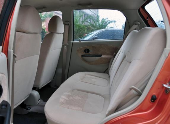 奇瑞QQ3 2012款 时尚版 1.0L 手动启航型 车厢座椅   后排空间