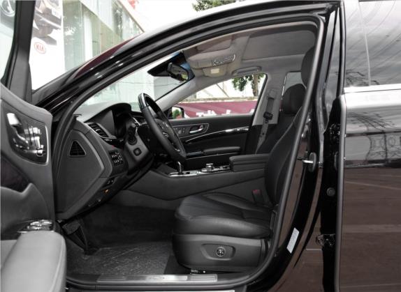 起亚K9 2015款 3.8L 尊贵版 车厢座椅   前排空间